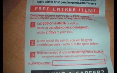 It's The 3rd Item Free At PandaExpress