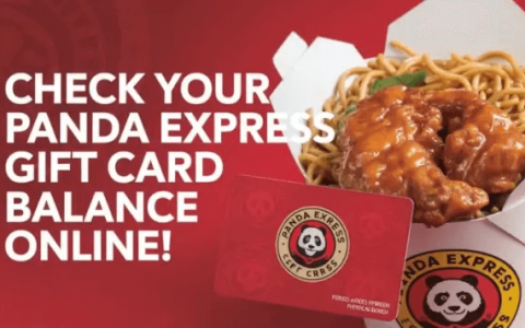 Check Your Panda Express Gift Card Balance Online