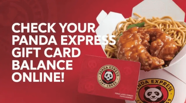 Check Your Panda Express Gift Card Balance Online